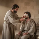Ananias in the Bible: Three People and Their Stories Disciple Ananias praying over blinded Saul in Damascus