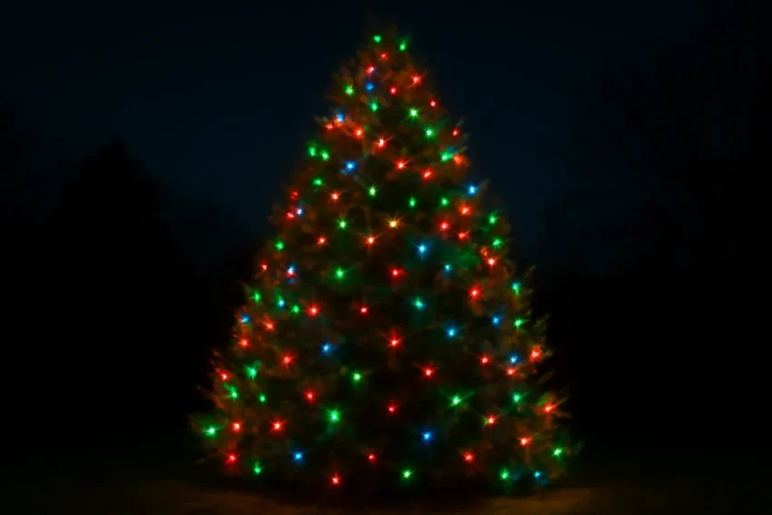 christmas net lights for trees