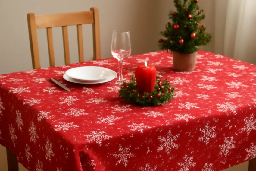 christmas table cloths