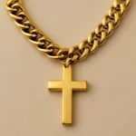 chunky cross necklace