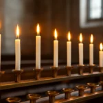 church candle stands