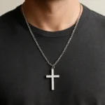 cross necklace for a man