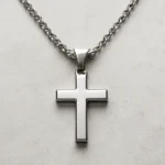 cross stainless steel necklace