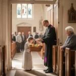 Deacon definition: Role, duties, and Christian meaning Deacon providing practical care to an elderly church member