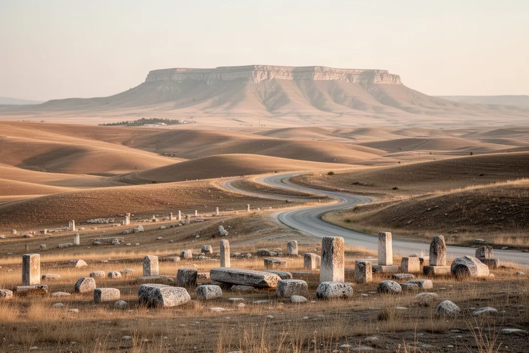 Central Anatolian landscape associated with ancient Galatia
