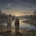 Israel meaning: Name, history, and biblical significance Ancient figure standing beside river at dawn after spiritual struggle