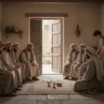 John Mark: What the Bible reveals about his life Believers praying in a Jerusalem home connected with John Mark