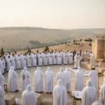 Samaritanism: beliefs, history, and modern practice Samaritan worshippers observing a religious ceremony on Mount Gerizim