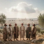 The Ascension of Jesus: Meaning, Scripture, and Hope Disciples looking toward heaven after Jesus’ Ascension on a hillside