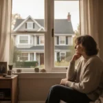 The tenth commandment: What it means today Person reflecting on envy and contentment while viewing a neighbor’s home