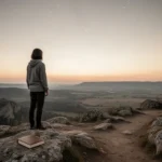 What is God? A clear guide to the central question Person reflecting on questions about God beneath a fading starry sky