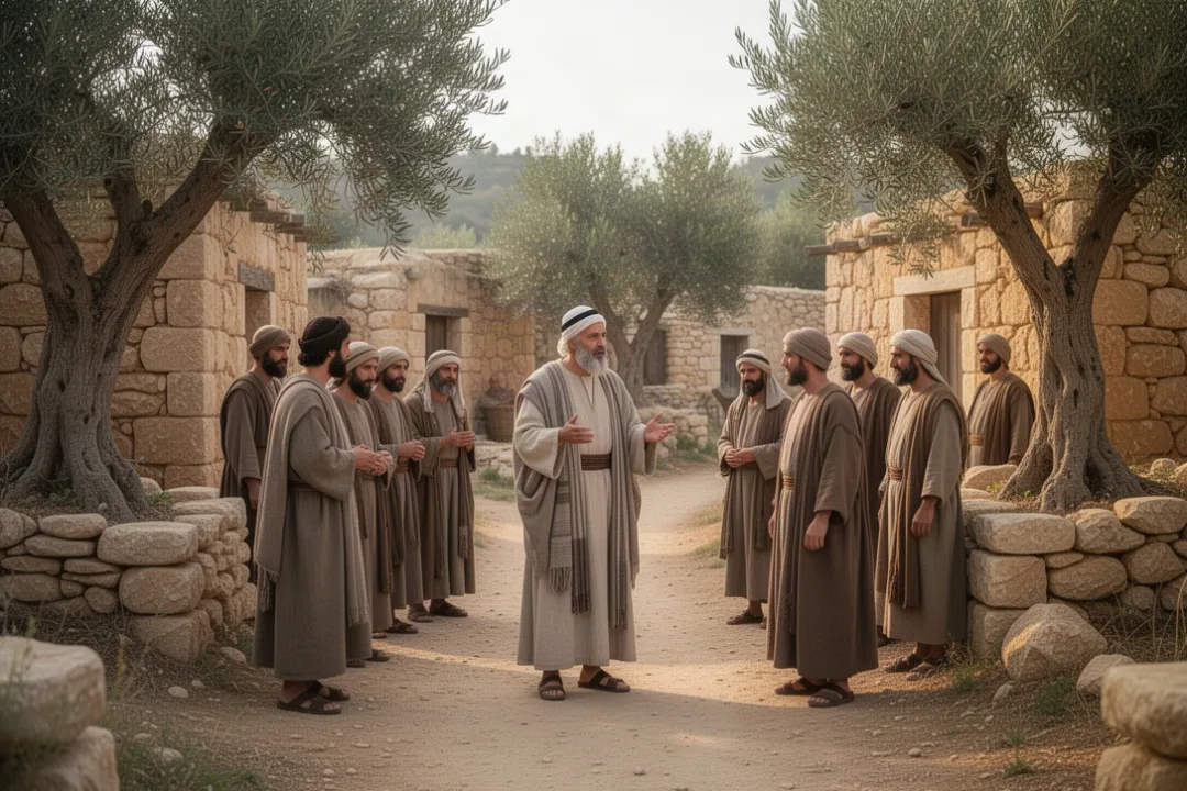 First-century Galilean village representing Jesus’ historical Jewish setting