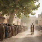 Zacchaeus: His story, meaning, and lessons from Luke 19 Zacchaeus in a sycamore-fig tree watching Jesus pass through Jericho